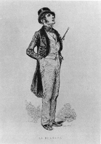 Paul Gavarni, Le Flâneur, 1842